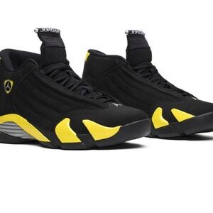 Black and Yellow Sneakers